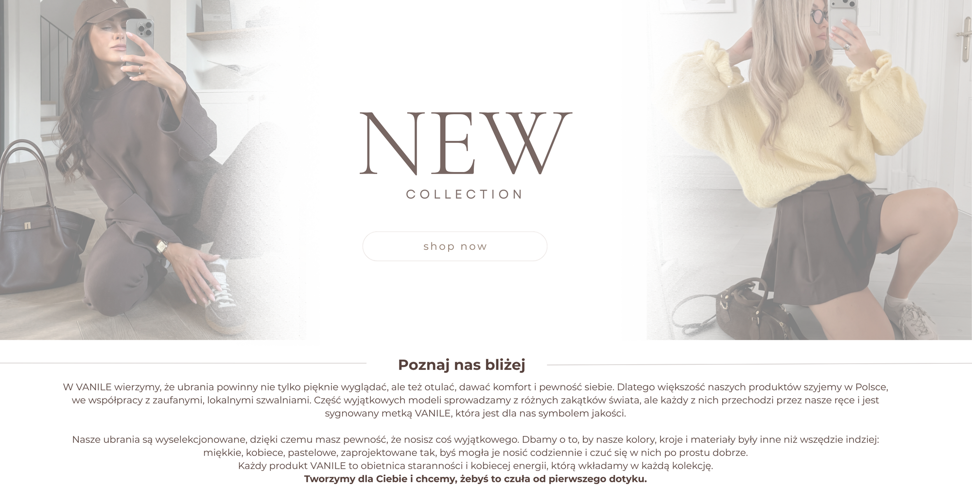 VANILE nowa kolekcja